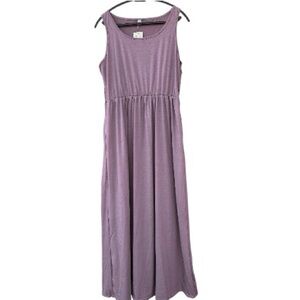 Purple Sleeveless Comfy Maxi Dress Size XL